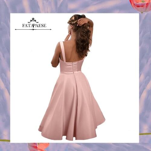 Женские атласные платья FATAPAESE China At AliExpress