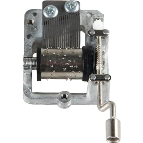 Hot Sale Metal Mini Hand Cranking Music Box Music Movement DIY Music Box A Variety Of Music Options For Music Movement Decor