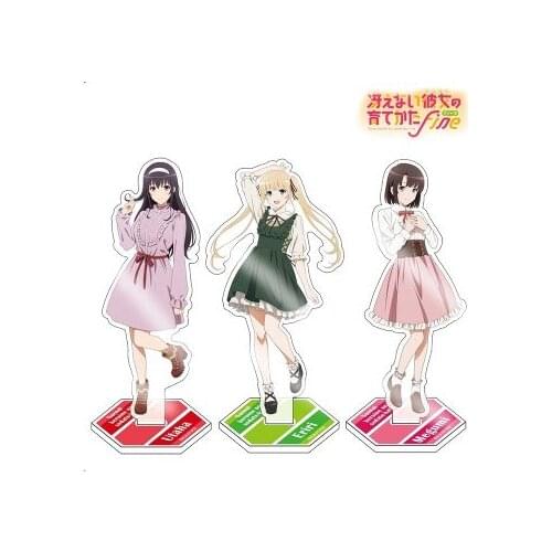 Hot Anime Saekano: How to Raise a Boring Girlfriend Megumi Kato Sawamura Spencer Eriri Acrylic Stand Figure Model Desktop Decor