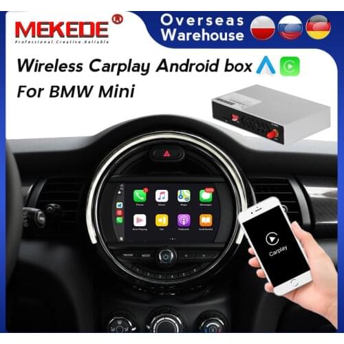 MEKEDE Car Multimedia Wireless Apple CarPlay Android Auto For BMW MINI CIC NBT EVO system support Mirror Link Map