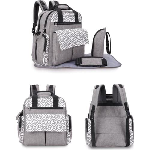 Baby Diaper Nappy Bag Multifunctional Double Shoulder Bag For Mom Changing Organizer Handbag Mother Bag Waterproof