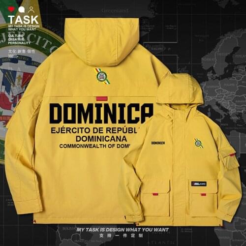 Dominican Republic Dominicana DOM men jacket hooded Land Force logo army fan new printed nation jackets top autumn clothes