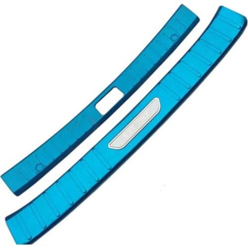 Stainless Steel Protector Sills Interior Trunk Rear guard Tread Plate Pedals For 2016-2019 Nissan Sylphy