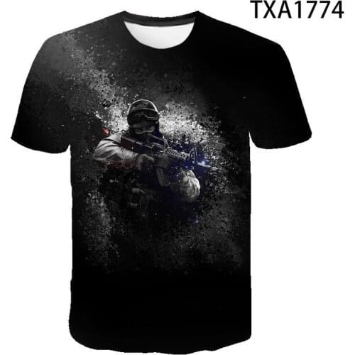 2020 New Summer game Cs Go 3D Men Women Children Fashion Casual Short Sleeve Boy Girl Kids Printed T-shirt Cool Tops Tee
