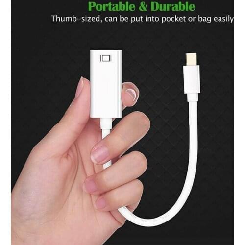 WHOLESALE/500PCS LOT Mini DisplayPort DP Thunderbolt to HDMI Adapter for MacBook Pro Air Mac iMac AU