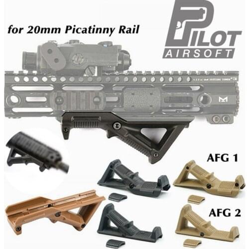 PilotAirsoft GBB AFG Triangle Grip for Jinming J8 Watergun M4 Eat Chicken With The Same Right-Angle 20mm Picatinny Rail