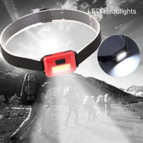 Mini Portable COB LED Headlamp 3 Modes Head Light Torch Waterproof For Outdoor Camping Fishing Equipment