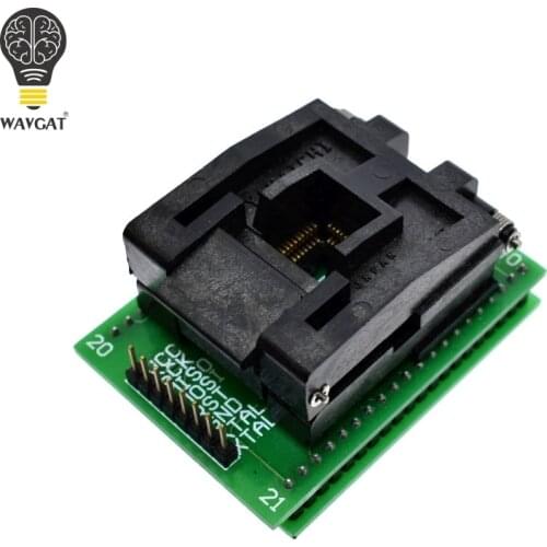 WAVGAT Top Quality Chip programmer TQFP44 adapter socket dip40 qfp44 ATMEGA16