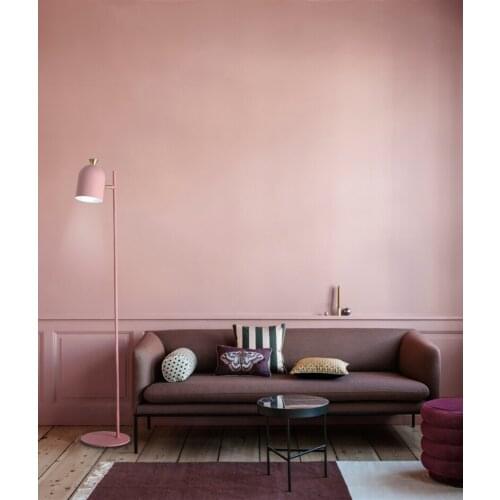 Nordic simple floor lamp pink floor lamp LED bulb floor light standing lamp house lighting metal lighting