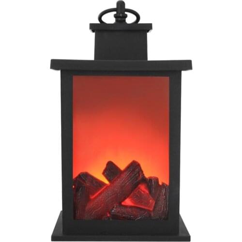 LED Flame Lantern Lamps Simulated Fireplace LED Flame Lamps Flame Effect Light Bulb AA Battery Courtyard Living Room Decor