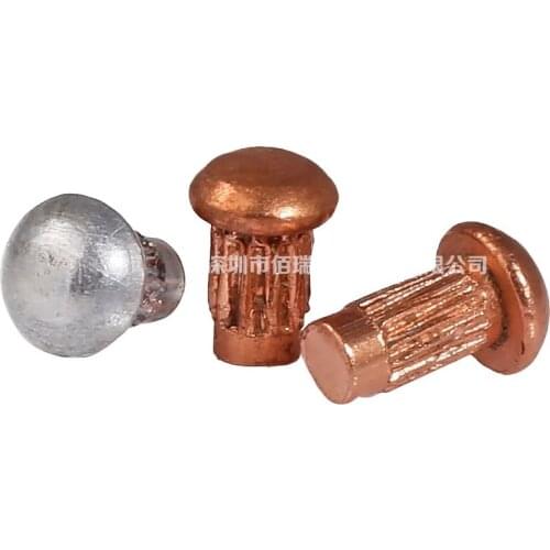 Spot wholesale purple copper sign rivett Red copper sign rivet M2M3 20PCS