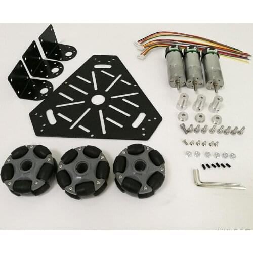 Smart Robot Omni Car Chassis For Arduino Wheel DIY Trolley Model Car Model Graduation Design Small Car Competition Competition