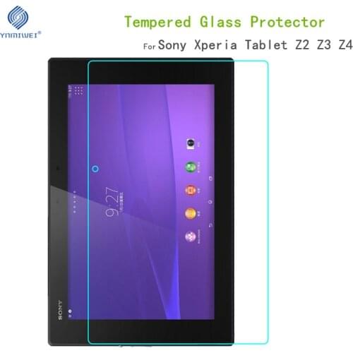 3Piece Tempered Glass For Sony Xperia Z4 Z2 10.1" Tablet Glass Screen Protector For Sony Xperia Z3 8.0 inch Glass Films