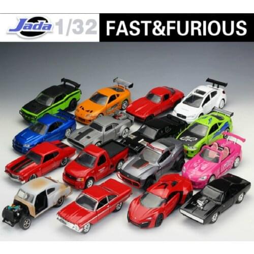 1:32 Jada Classic Metal Fast and Furious 8 Race Car Alloy Diecast Toy Model CarsToy For Children Gifts Collection Free Shipping