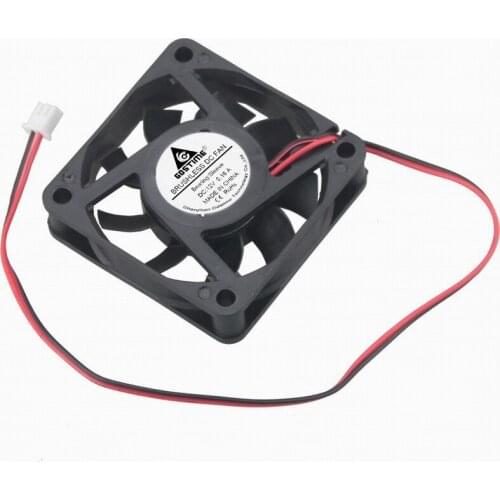 100pcs Gdstime 12V 60x60x15mm High RPM 0.16A Mini DC Cooling Fan 60mm x 15mm PC CPU Computer Case Radiator 6cm 6015 2Pin
