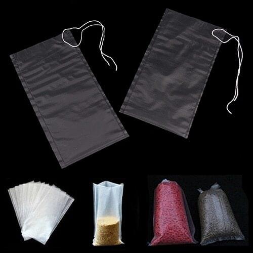 20Pcs Water Soluble PVA Fishing Bag with Taska Breakdown PVA String for Carp Coarse Boilie Bait Bag Fishing Feeder Bag