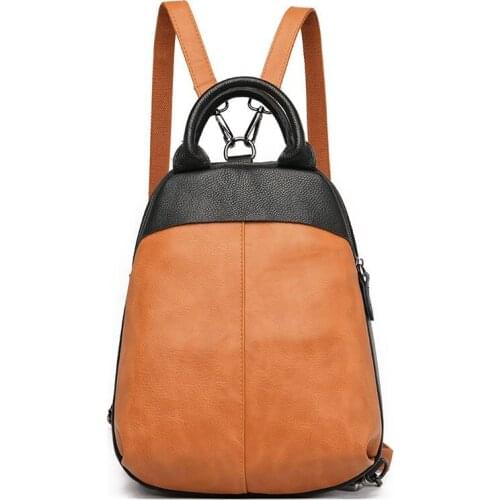 2021 New High Quality Leather Backpack Women Shoulder Bags Multifunction Travel Backpack School Bags for Girls Bagpack mochila