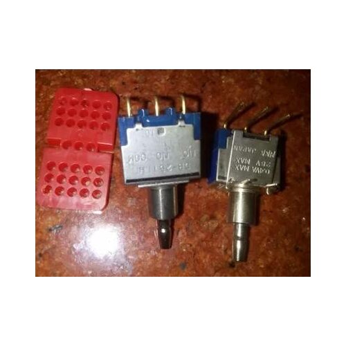 Free Shipping 2pcs/LOT Japanese button switch DB-2511H toggle switch 0.4VA28V with circuit board positive bend 3 feet