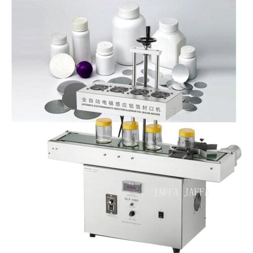 Efficient Automatic Electromagnetic Induction Aluminum Foil Sealing Machine High Quality Vertical Aluminum Foil Sealing Machine