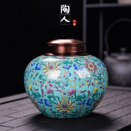 Enamel Pet urn Funeral Urn Cremation Urn For Human Ashes Adult Large Pet for Burial At Home In Niche At Columbarium 1200ML,750ML
