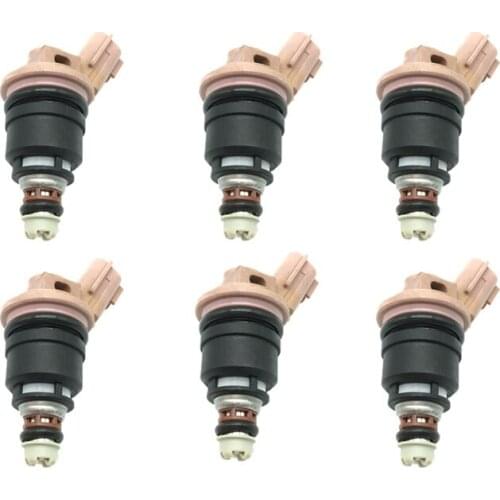 6pcs Fuel Injector Nozzle For Nissan Maxima A32 VQ20DE OEM A46-F13 16600-35U01 1660035U01 16600 35U01