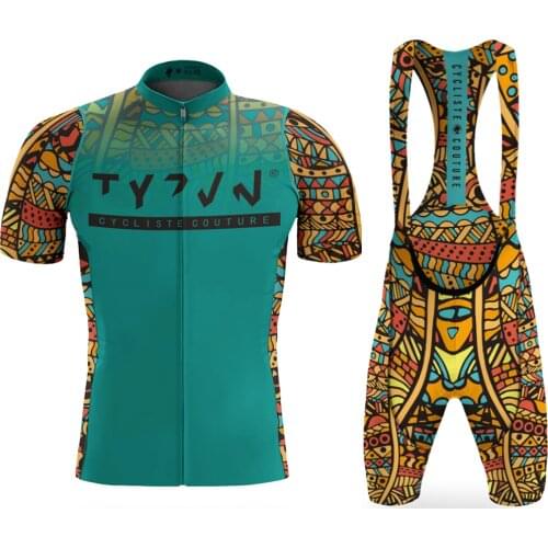 2021 Tyzvn mens summer cycling clothing sets maillot bibs shorts jersey suit MTB Conjunto ciclismo cycling kit ropa de hombre