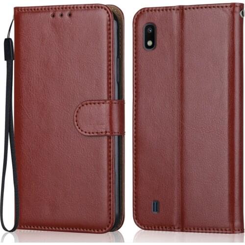 Flip Leather Case on For Samsung Galaxy A10 Case for Galaxy A10 Wallet Case for On Samsung A10 A 10 Back Cover Luxury Phone Bag