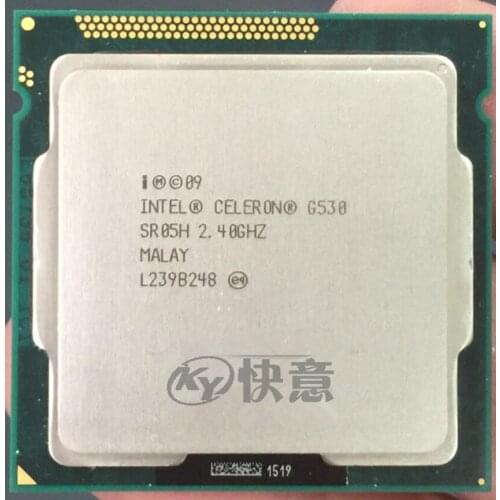 Intel Celeron G530 CPU 2M Cache 2.40GHz LGA 1155 TDP 65W desktop processor PC computer Dual-Core CPU
