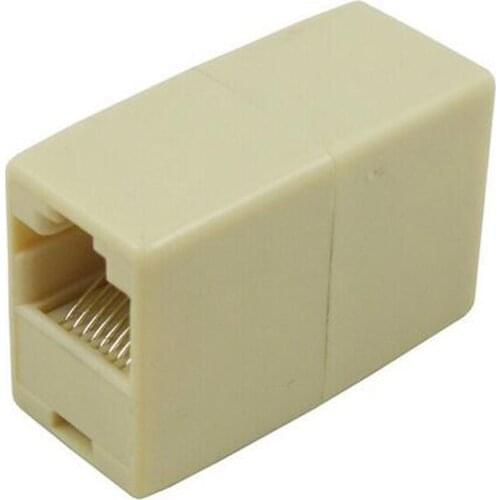 RJ45 8P8C Double Ports Female Plug Telephone Connector