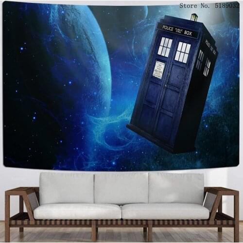 Sci-Fi TV Series Wall Hanging Doctor Who 3D Print Tapestry Bedroom Decor Wall Cloth Hippie Tapestries for Living Room Home Decor