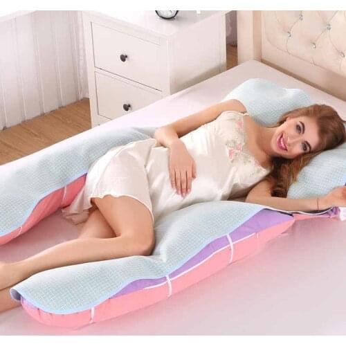 Ice Silk Mat For Pregnant Woman Maternity Side Sleep Pillow Comfortable Summer TUE88
