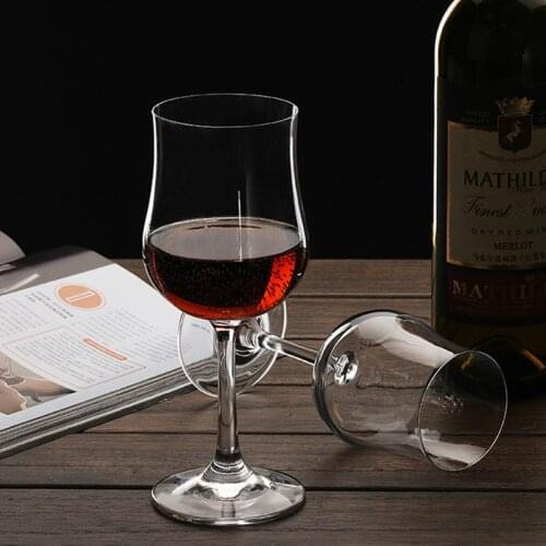 Shidao Crystal Glass Wine Glass Small Tall Wine Glass Tulip Cup Beer Glass Hotel Special White Wine Glass