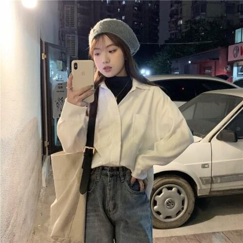 YUQI Womens White Shirts
