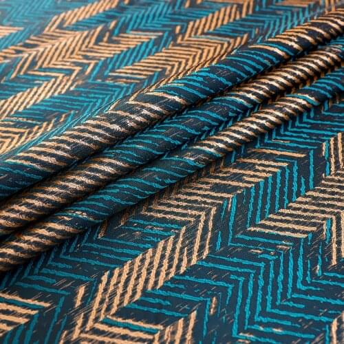 Brocade fabric jacquard fabris sewing material for dress thick fabrics