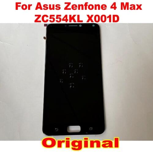 5.5" Original Best For Asus Zenfone 4 Max ZC554KL X001D LCD Display Touch Screen Digitizer Assembly Sensor Frame Mobile Pantalla