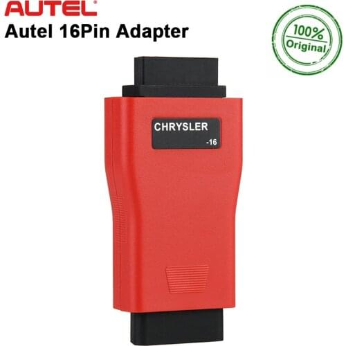 Autel 16Pin Adapter for Chrysler 16 Pin for Diagnostic Tool Maxisys PRO MS908P, MS906BT, DS808K, MK908, MK908P, Maxisys Elite