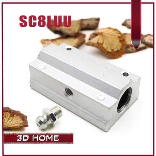 4Pcs SC8LUU 8mm Linear Motion Ball Bearing Slide Bushing Linear Shaft For CNC For 3D Printer Free Shipping