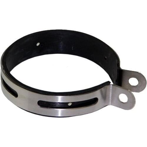 Large Muffler Clamp with Adiabatic Rubber pieces for 150cc and 125cc GY6 4-stroke QMJ152/157 QMI152/157 scooter and vehicles