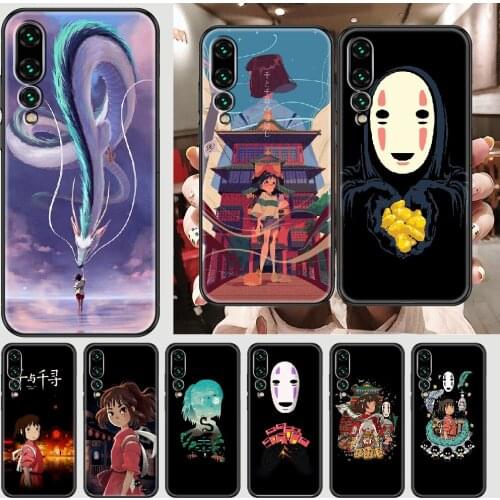 Anime Spirited Away Phone case For Huawei P Mate P10 P20 P30 P40 10 20 Smart Z Pro Lite 2019 black art coque fashion prime trend