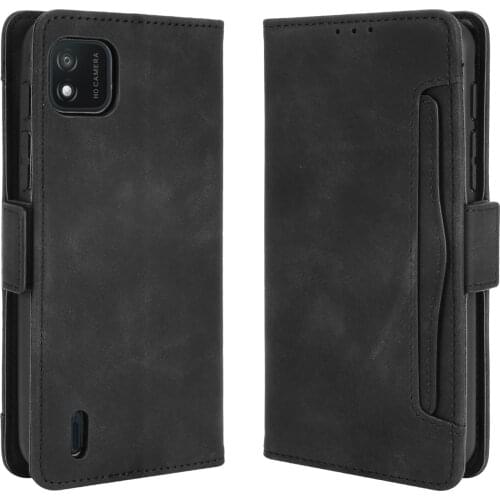 For Wiko Y62 Case Cover Premium Leather Wallet Leather Flip Multi-card slot Cover For Wiko Y62 Y 62 WikoY62 Case 6.1"