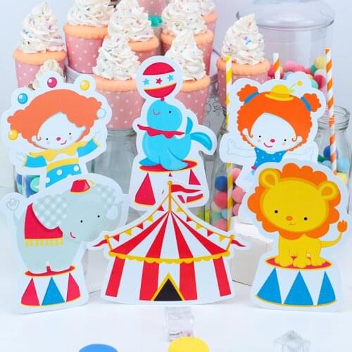 Circus Theme Animals Table Centerpiece Decorating Centerpiece Birthday Party Decorations Supplies Circus Animal Baby Shower