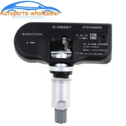 Car For Audi Volkswagen 1K0907255A TPMS Tire Pressure Sensor 315MHZ 1K0907253D/1K0998275/1K090761 TPMS Sensor Auto Parts
