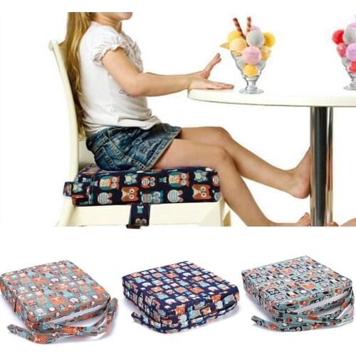 Children Increased Chair Pad Soft Baby Dining Adjustable Removable Cushion Baby Chair Baby Feeding Accessory Kids Soft Cushion