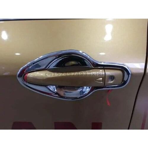 For Nissan QASHQAI 2016-2020 High-quality ABS Chrome chrome style door handles and bowls car covers car accessories