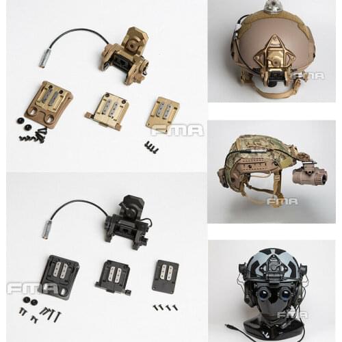 FMA GSGM NVG Mount Tactical Helmet Mount With Function TB1301 BK/DE