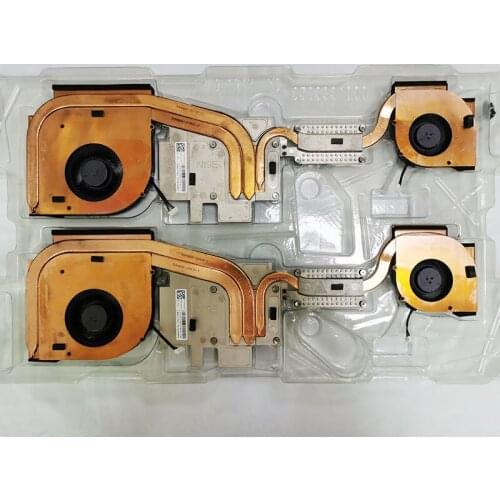 FRU PN 02DM018 for Lenovo Thinkpad P73 20QR 20QS Thermal Module CR2 N19E Delta heatsink cpu cooling cooler fan New Original