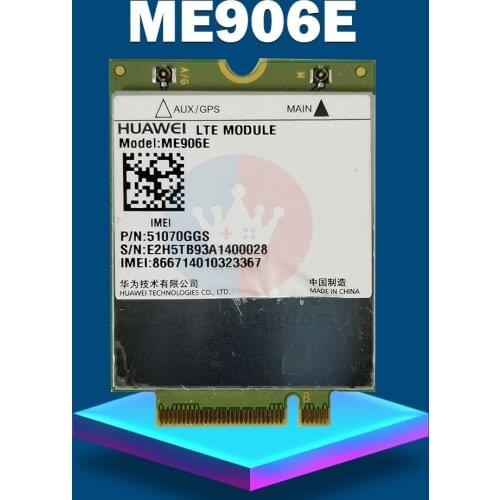 HUAWEI ME906e + 2 pcs. IPX4 NGFF M.2 TV antennas 100% original FDD LTE 4G Modules WCDMA GSM Surpport GPS module available