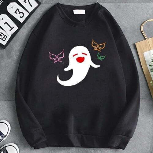 Kawaii Hoodie Loose Walnut Long Sleeve Pocket Genshin Impact Printed Harajuku Clothing Casual Street Style Womens Sweatshirt 12