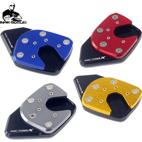 Moto For HONDA NC750X NC 750X NC750 X NC 750 X 2017-2019 2018 Motorcycle Kickstand Foot Side Stand Extension Pad Support Plate