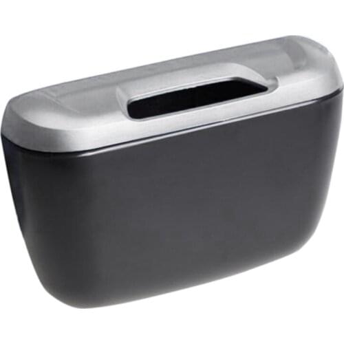 Garbage Trash Can Mini Trash Container Multi-functional Waste Storage Bin for Home Office Vehicle Interior Parts G8TE